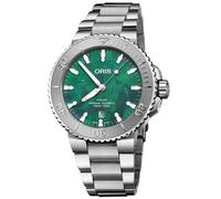 Oris Aquis X Bracenet 733773041370782405PE - 43.5mm Stainless Steel, Green Dial