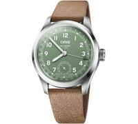 Oris Big Crown Pointer Date 40mm - Rose-Gold Bezel, Green Dial, Leather Strap