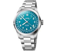 Oris Big Crown Pointer Date, Automatico, Quadrante Turchese, Cassa in Acciaio, Bracciale in Metallo