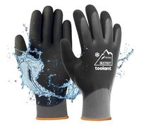 OriStout Guanti da Lavoro Uomo Donna Touch Screen Guanti Impermeabili Guanti Termici Invernali Guanti Da Giardino Freddo Grigio XX-Large