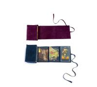 Orivin 2 Pezzi Borsa in Velluto Bifacciale Set Di Forniture Per Stregoneria Borse in Velluto Per Tarocchi Contenitore Per Decisioni