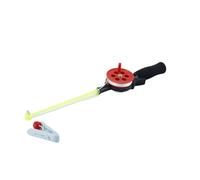 Orivin Mini canna da pesca portatile in plastica per granchi e aragoste con lenza in nylon e porta esca, 33,5 cm, 54 g, 1 sezione