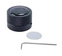 Orivin Porta gesso da biliardo rotondo, pratico strumento, accessori da biliardo, mini contenitore magnetico per punte di gesso, scatola rotonda da biliardo (nero)