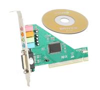 Orivin Scheda audio PCI 4.1 Canali CMI8738 Chip Audio Card per Computer Desktop Surround Sound Windows XP 7 8 Aggiornamento