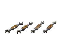Orivin Set di 4 chiavi da 3/3,2/3,5/3,7/4/5/5,5/6 mm, tenditore per dadi, testa a sfera, strumento universale per auto RC, droni e barche.