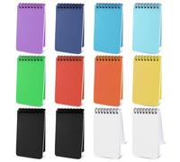 Orixo 50 Fogli/12 Pezzi Taccuino Tascabile Taccuino A7 10 Colori Mini Block Notes, Facile Da Trasportare Quaderni Piccoli, Quadernini Piccoli, Quadernino per Scuola Ufficio E Viaggio Blocco Note