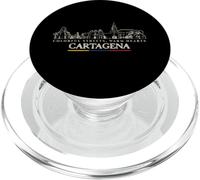 Orizzonte d'annata di viaggio di Cartagena Colombia PopSockets PopGrip per MagSafe