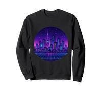 orizzonte della città di vaporwave Felpa