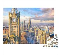 Orizzonte di Edimburgo Rompicapo 1000 Pezzi In puzzle in Cartone Premium, Un Puzzles Per Giochi Di Puzzle Per Lo Sviluppo Cognitivo, Ideale Per Passatempo Per Anziani, Il Puzzle Pi
