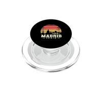 Orizzonte di souvenir vintage retrò di Madrid Madrid Skyline PopSockets PopGrip per MagSafe