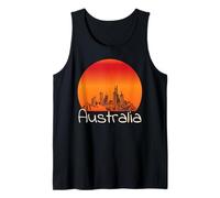 Orizzonte di Tramonto di Viaggio dell'Australia Canotta