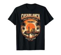 Orizzonte retrò di Casablanca Maglietta