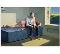 Orjdjz Wxkbl Edward Hopper Stampe Edward Hopper Arte Della Parete Edward Hopper《In Filosofia》Poster Retro Tela Pittura Per Home Decor Picture 40x55cm Senza Cornice