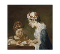 Orjdjz Wxkbl Famoso Lucian Freud Poster《Ritratto》Arte della parete Lucian Freud Stampe Lucian Freud Tela di canapa Pittura Immagine astratta per la decorazione domestica 60x60cmx1 senza cornice