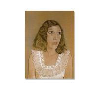 Orjdjz Wxkbl Famoso Lucian Freud Poster《Ritratto》Arte della parete Lucian Freud Stampe Lucian Freud Tela di canapa Pittura Immagine astratta per la decorazione domestica 40x65cmx1 senza cornice