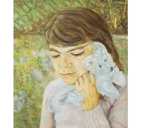Orjdjz Wxkbl Famoso Lucian Freud Poster《Ritratto》Arte della parete Lucian Freud Stampe Lucian Freud Tela di canapa Pittura Immagine astratta per la decorazione domestica 60x60cmx1 senza cornice