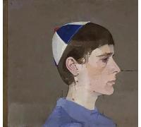 Orjdjz Wxkbl Famoso Lucian Freud Poster《Ritratto》Arte della parete Lucian Freud Stampe Lucian Freud Tela di canapa Pittura Immagine astratta per la decorazione domestica 60x60cmx1 senza cornice