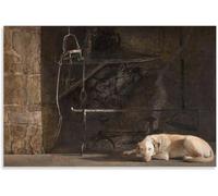 Orjdjz Wxkbl Il Cane Riposa Di Andrew Wyeth Poster E Stampe Famoso Andrew Wyeth Tela Arte Della Parete Andrew Wyeth Pittura Per Home Decor Quadro 40x65cm Senza Cornice