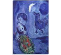 Orjdjz Wxkbl Le Paysage Bleu di Marc Chagall Poster e Stampe Marc Chagall Tela Arte della Parete Pittura Vintage Marc Chagall per Home Decor Quadro 40x60cm Senza Cornice