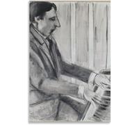 Orjdjz Wxkbl Poster di Henri Matisse《Alfred Cortot》Pittura su tela Classica Henri Matisse Wall Art Stampe estetiche per la decorazione della parete domestica Picture 16x20inx1 senza cornice