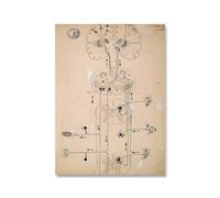 Orjdjz Wxkbl Santiago Ramon Y Cajal Neuron Disegno Poster E Stampe Retro Wall Art Santiago Ramon Y Cajal Pittura Tela Home Decor Picture 40x60cm Senza Cornice