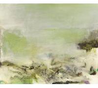 Orjdjz Wxkbl Zao Wou Ki Poster Famoso Zao Wou Ki《Senza titolo》Arte della parete su tela Astratta Zao Wou Ki Stampe e pittura per Home Decor Picture 40x40cmx1 Senza cornice