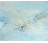 Orjdjz Wxkbl Zao Wou Ki Poster Famoso Zao Wou Ki《Senza titolo》Arte della parete su tela Astratta Zao Wou Ki Stampe e pittura per Home Decor Picture 40x40cmx1 Senza cornice