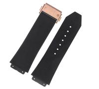 ORKDFJ FKM Fluorosilicone cinturini per orologio HUBLOT BIG BANG silicone 25 * 17mm 26 * 19mm impermeabile orologio da uomo cinturino catena orologio cinturino in gomma braccialetto, 26-19mm, agata