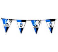 ORKIDEA - Festone Bandierine triangolari Carta Atalanta Ufficiale Compleanno Festa Party