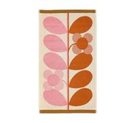 Orla Kiely Asciugamano da bagno con stelo Bloom Duo Blush, 50 x 90 cm