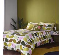 Orla Kiely, biancheria da letto multi stelo, 100% cotone, set copripiumino matrimoniale (200 x 200 cm)