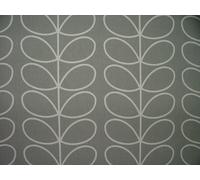 Orla Kiely Cotone Tessuto Lineare Staminali Argento Tenda Fodera Cuscino Craft