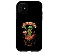 Orlando Alien Equitazione Flamingo Florida Spiaggia Vacanza Custodia per iPhone 11