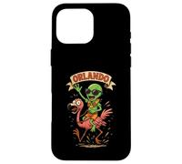 Orlando Alien Equitazione Flamingo Florida Spiaggia Vacanza Custodia per iPhone 16 Pro Max