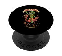 Orlando Alien Equitazione Flamingo Florida Spiaggia Vacanza PopSockets PopGrip Adesivo