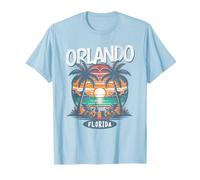 Orlando Beach Florida Vintage Spring Break Vacanza Retro Maglietta
