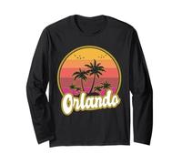 Orlando Florida Spiaggia retrò Tramonto Maglia a Manica