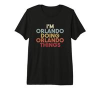 Orlando Name Orlando Personalized Name First Given Maglietta Premium