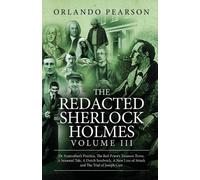 Orlando Pearson The Redacted Sherlock Holmes (Volume III) (Tascabile)