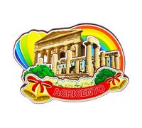 Orlaybar Agrigento Sicilia Italia magnete decorativo 3D frigorifero città viaggio souvenir regalo turistico artigianale fatto a mano magnete frigorifero decorazione casa -2725