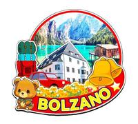 Orlaybar Bolzano Italia magnete decorativo 3D frigorifero città viaggio souvenir regali turistici fatto a mano magnete frigorifero decorazione casa -4266