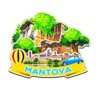 Orlaybar Mantova Italia magnete decorativo 3D frigorifero città viaggio souvenir regalo turistico artigianale fatto a mano magnete frigorifero decorazione casa -4278
