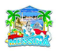 Orlaybar Messina Sicilia Italia magnete decorativo 3D frigorifero città viaggio souvenir regalo turistico artigianale fatto a mano magnete frigorifero decorazione casa -4239