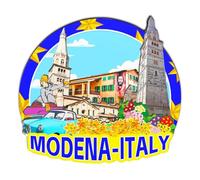 Orlaybar Modena Emilia-Romagna Italia, magnete decorativo frigorifero 3D città, viaggio, souvenir, regali turistici, artigianato fatto a mano, calamita frigo, decorazione per la casa -2486