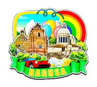 Orlaybar Ragusa Italia magnete decorativo 3D frigorifero città viaggio souvenir regalo turistico artigianale fatto a mano magnete frigorifero decorazione casa -4304