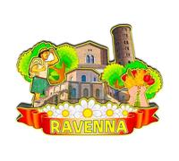 Orlaybar Ravenna Emilia-Romagna Italia magnete decorativo 3D frigorifero città viaggio souvenir regalo turistico artigianale fatto a mano magnete frigorifero decorazione casa -2498
