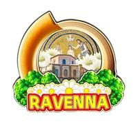 Orlaybar Ravenna Emilia-Romagna Italia magnete decorativo 3D frigorifero città viaggio souvenir regalo turistico artigianale fatto a mano magnete frigorifero decorazione casa -2497
