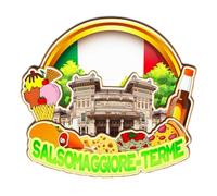 Orlaybar Salsomaggiore Terme Emilia-Romagna Italia Calamita Decorativa 3D Frigorifero Città Viaggio Souvenir Regali Turistici Artigianato Fatto a Mano Magnete Frigorifero Decorazione Casa -2556