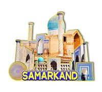 Orlaybar Samarcanda Uzbekistan magnete decorativo 3D frigorifero città viaggio souvenir regalo turistico artigianale fatto a mano magnete frigorifero decorazione casa -1094