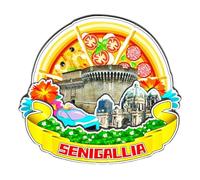 Orlaybar Senigallia Marche Italia magnete decorativo 3D frigorifero città viaggio souvenir regalo turistico artigianale fatto a mano magnete frigorifero decorazione casa -2609